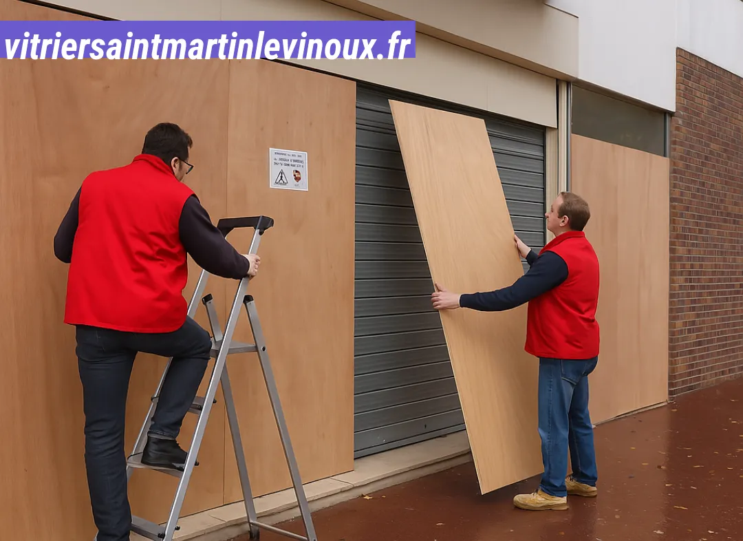 Mise en sécurité fermeture provisoire Saint-Martin-le-Vinoux