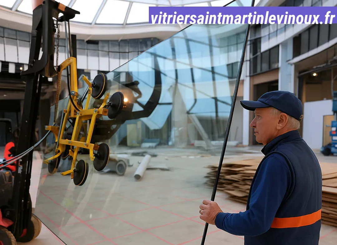 Remplacement de vitrine magasin Saint-Martin-le-Vinoux